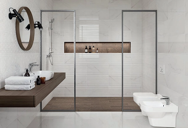 Плитка стінова Calacatta STR 29,7x60 код 2662 Опочно - Фото - 4