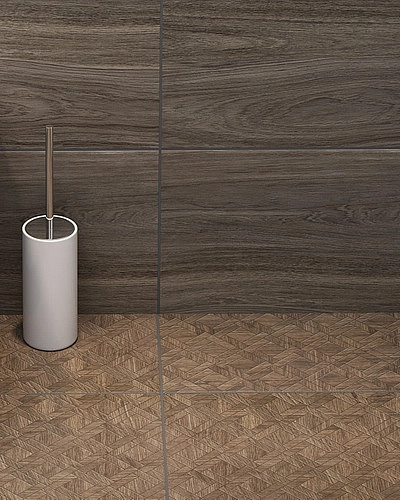 Плитка керамогранітна Egzor Grey Parquet 420x420x7 Cersanit - Фото - 2