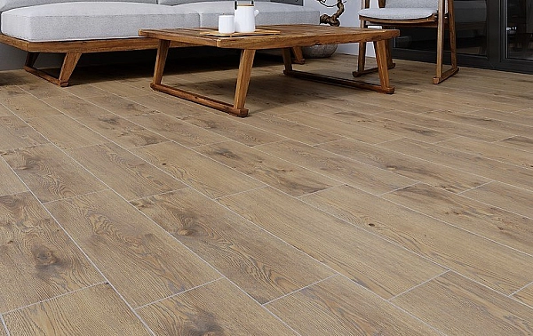 Плитка керамогранітна Sandwood Brown 185x598x7 Cersanit - Фото - 2