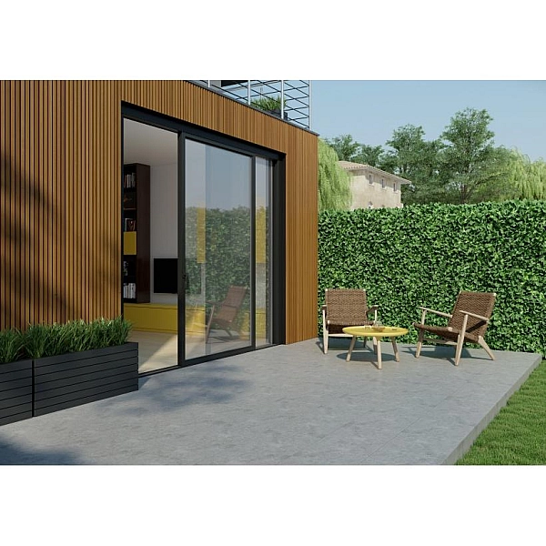 Плитка керамогранітна Goran Graphite 420×420x7 Cersanit - Фото - 2