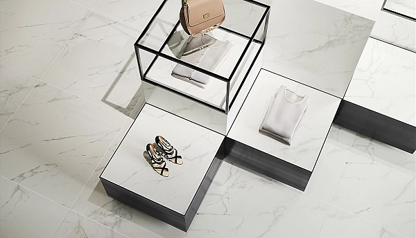 Плитка керамогранітна Mariel G422 White 420x420x7 Cersanit - Фото - 2