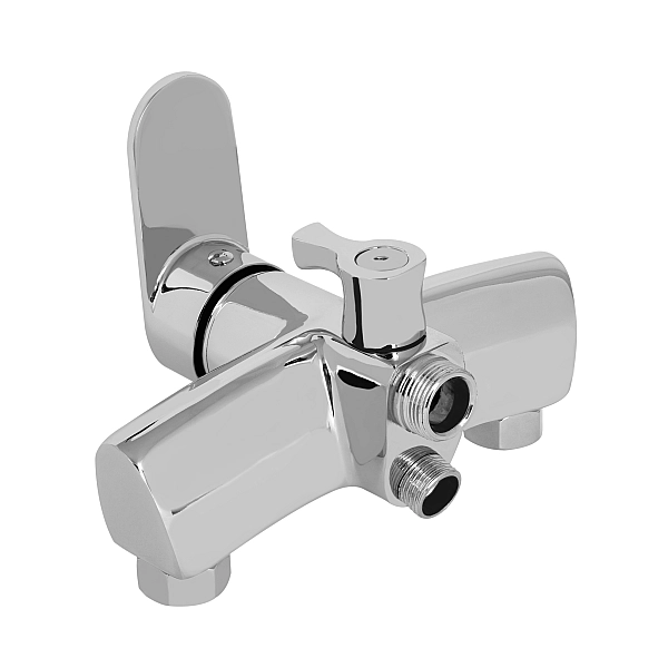 Смеситель для ванны Lidz Tani 005 с поворотным изливом (c душевым гарнитуром) (k40) LDTAN005CRM44962 Chrome - Фото - 5