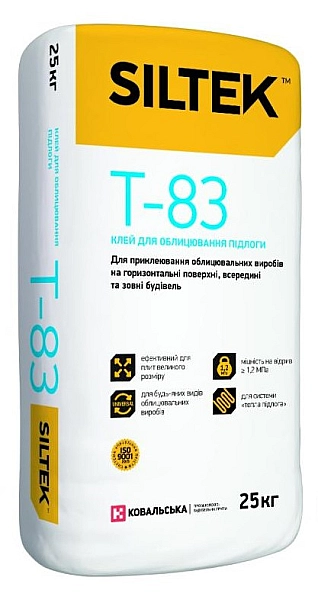 Клей для облицювання підлоги Siltek T-83 (25 кг)