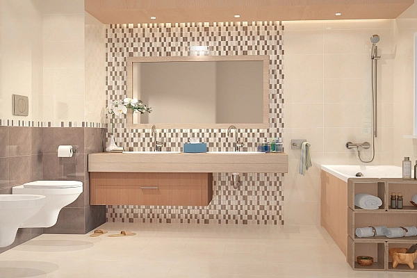 Плитка стінова Diana Brown 250x400x8 Cersanit - Фото - 4