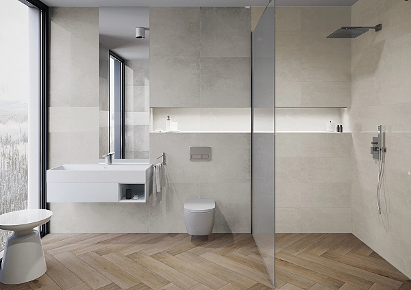 Плитка підлогова Tassero Gris RECT 59,7x119,7x1 код 0871 Cerrad - Фото - 4