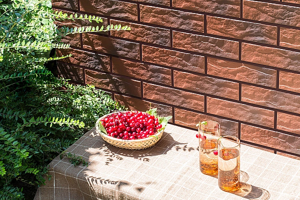 Плитка фасадна з відтінком Rot Shaded RUST 65x245x6,5 Cerrad - Фото - 2