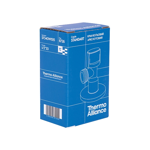 Кран приборный шаровой Арко Thermo Alliance Standart 1/2"Н х 1/2"Н SF340W1515 - Фото - 8