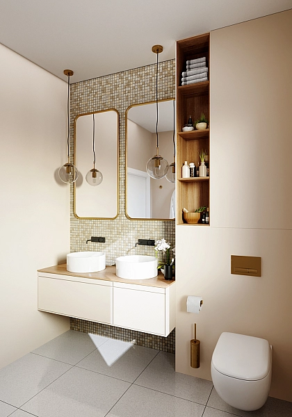 Мозаїка GM 8012 C3 Gold Brocade-Gold-Champagne 300x300x8 Котто Кераміка - Фото - 4