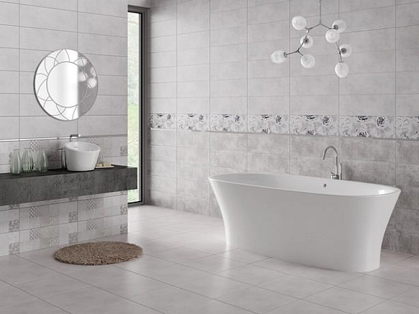 Плитка стінова Snowdrops Patchwork 20x60 код 8641 Церсаніт - Фото - 3