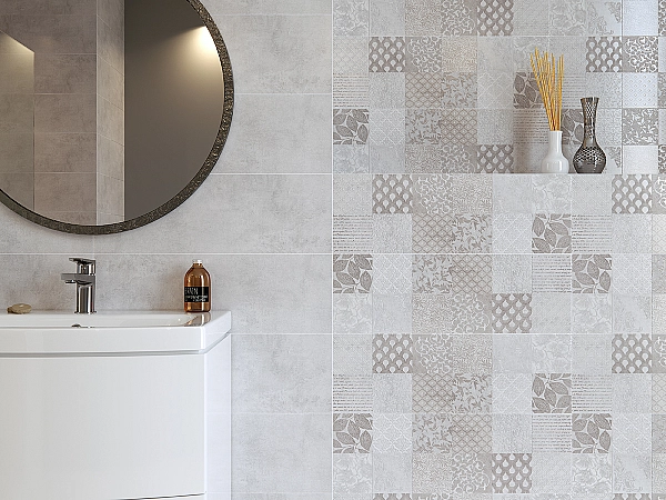 Плитка стінова Snowdrops Patchwork 20x60 код 8641 Церсаніт - Фото - 4