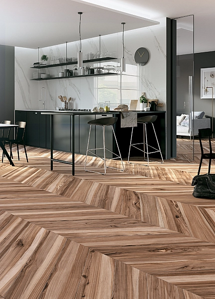 Плитка керамогранітна Koru Nut KO 04 Nat 200x1200x10 Mirage - Фото - 2