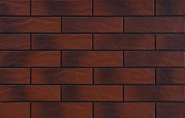 Плитка фасадна з відтінком Burgund RUST 65x245x6,5 Cerrad