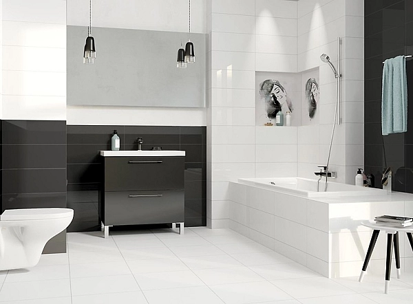 Плитка стінова Simple Art White Glossy 200x600x8,5 Cersanit - Фото - 2