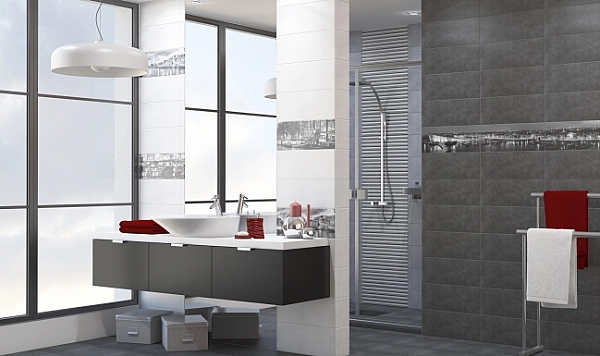 Плитка стінова Amsterdam Graphite 200x500x9 Konskie - Фото - 2