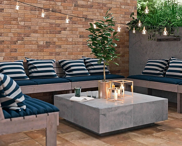 Сходинка з капіносом пряма Scandiano Rosso 30x33 код 6850 Ceramika Paradyz - Фото - 3