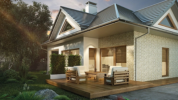 Камінь фасадний Aragon Beige 15x45x0,9 код 8860 Cerrad - Фото - 2