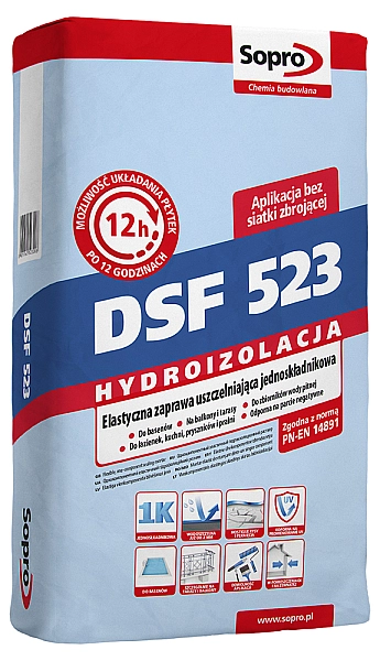 Гідроізоляційна суміш Sopro DSF 523 (20 кг)