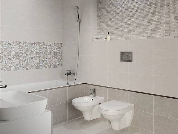 Плитка стінова Margo Light Grey 250×400x8 Cersanit - Фото - 2