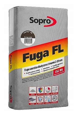 Затирка для швів Sopro FL 628 чорна №90 (25 кг)