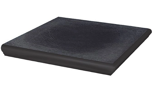 Сходинка з капіносом кутова Bazalto Grafit 330x330x11 Paradyz