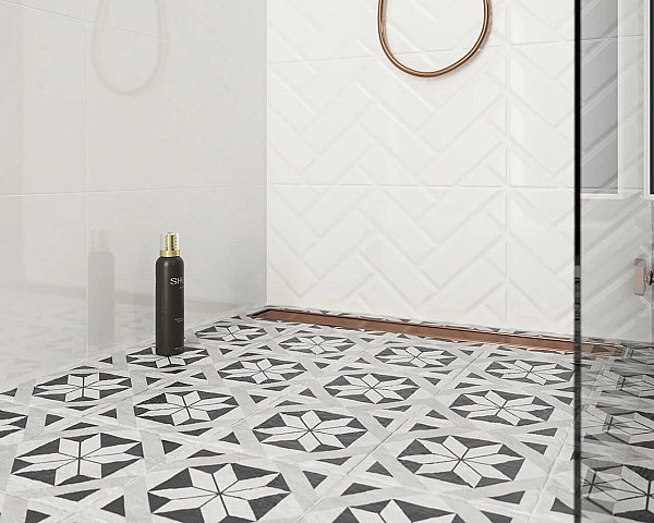 Плитка керамогранітна Modern Motyw F STR 198x198x7,5 Paradyz - Фото - 2