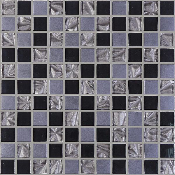 Мозаїка GM 8002 C3 Imperial S4-Ceramik Black-Black 300x300x8 Котто Кераміка - Фото - 2