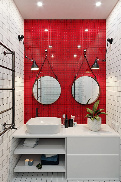 Мозаїка GM 8016 C2 Red Silver S6-Cherry 300x300x8 Котто Кераміка - Фото - 4