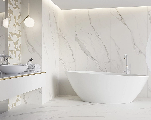 Плитка підлогова Calacatta SZKL RECT MAT 59,8x59,8 код 1652 Ceramika Paradyz - Фото - 4