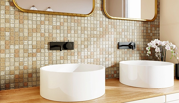 Мозаїка GM 8018 C2 Gold Sand S1-Gold Ambra 300x300x8 Котто Кераміка - Фото - 3