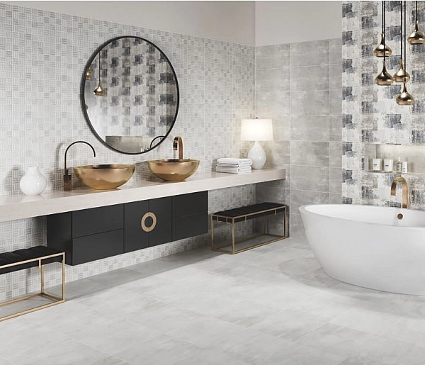 Плитка стінова Avrora Light Grey 297x600x9 Opoczno - Фото - 2