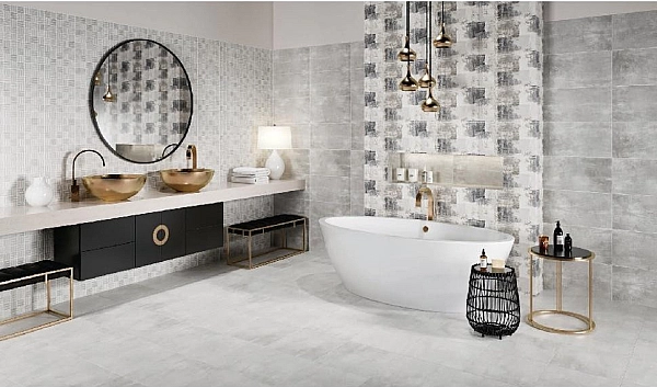 Плитка керамогранітна Avrora Light Grey 420x420x8 Opoczno - Фото - 2