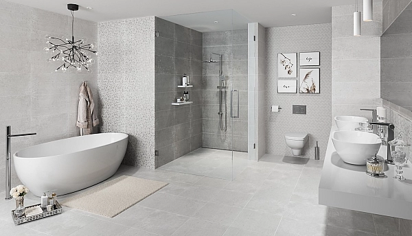 Плитка стінова Freya Light Grey 29,7x60 код 5441 Опочно - Фото - 2