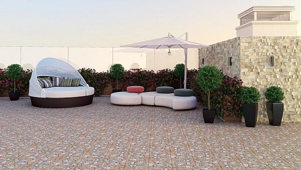 Плитка керамогранітна Kamaro Grey 298x298x6 Cersanit - Фото - 2