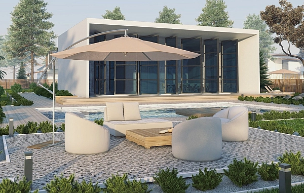 Плитка керамогранітна Sorrento Graphite 298x298x6 Cersanit - Фото - 2