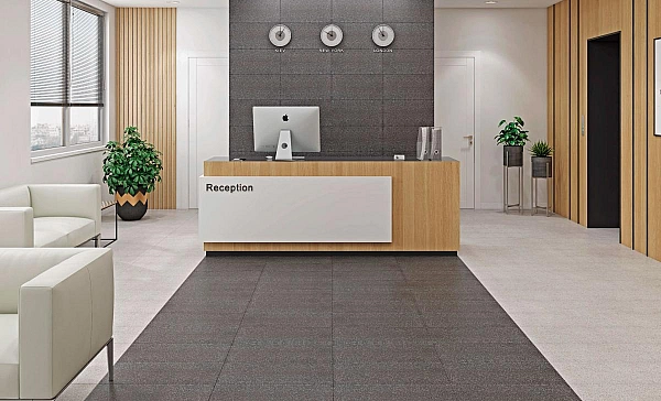 Плитка керамогранітна Milton Graphite 298x298x6 Cersanit - Фото - 2