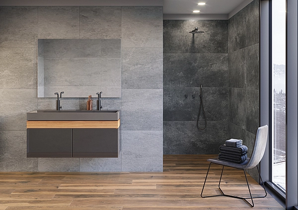 Плитка керамогранітна Tacoma Grey RECT 597x597x8 Cerrad - Фото - 4