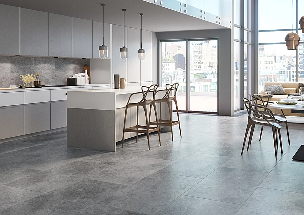 Плитка керамогранітна Tacoma Silver RECT 597x597x8 Cerrad - Фото - 2