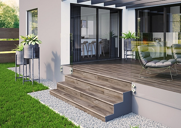 Сходинка з капіносом V-shape Mattina Beige 320-50x1202x10 Cerrad - Фото - 2