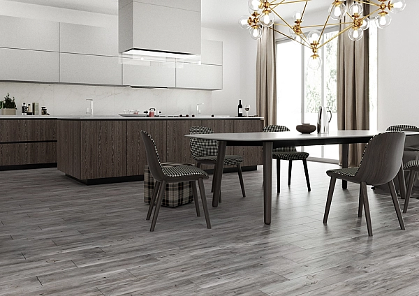 Плитка керамогранітна Cortone Grigio RECT 193x1202x8 Cerrad - Фото - 2