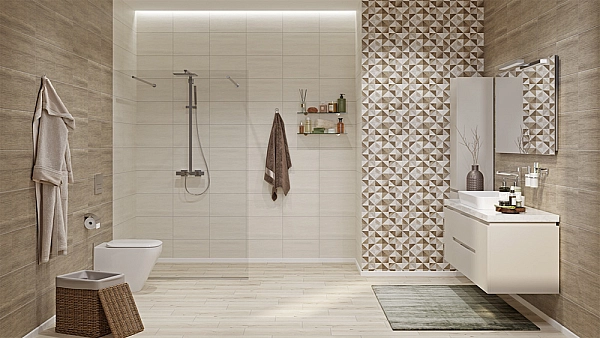 Плитка стінова Reina Brown 250x400x8 Cersanit - Фото - 2