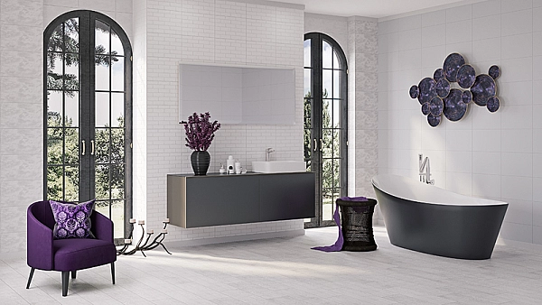 Плитка стінова Grey Satin 250x400x8 Cersanit - Фото - 2