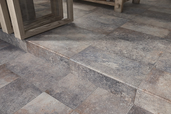 Сходинка з капіносом пряма Viano Antracite 30x33 код 1152 Ceramika Paradyz - Фото - 4