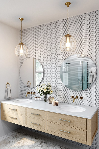 Мозаїка H 6024 Hexagon White 295x295x9 Котто Кераміка - Фото - 4