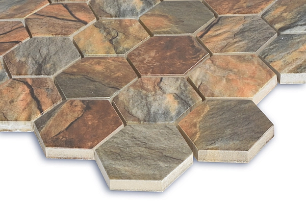 Мозаїка HP 6011 MATT Hexagon 295x295x9 Котто Кераміка - Фото - 2