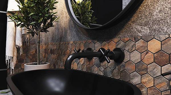 Мозаїка HP 6011 MATT Hexagon 295x295x9 Котто Кераміка - Фото - 4