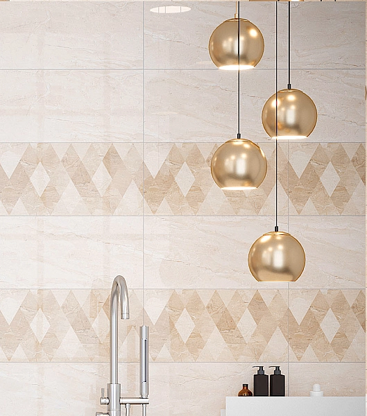 Плитка стінова 8М1061 Marmo Milano Бежевий 30x60 код 2208 Голден Тайл - Фото - 2