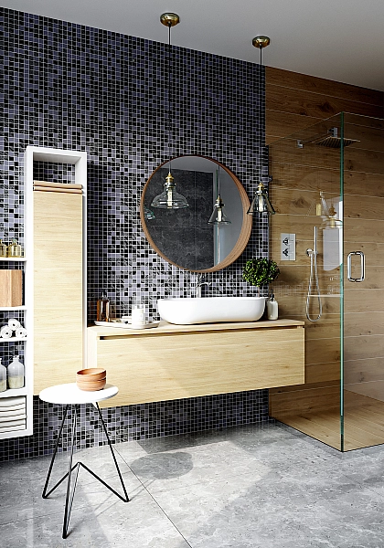 Мозаїка GMP 0425004 С3 Print 3-Grey ND-Grey NW 300x300x4 Котто Кераміка - Фото - 3