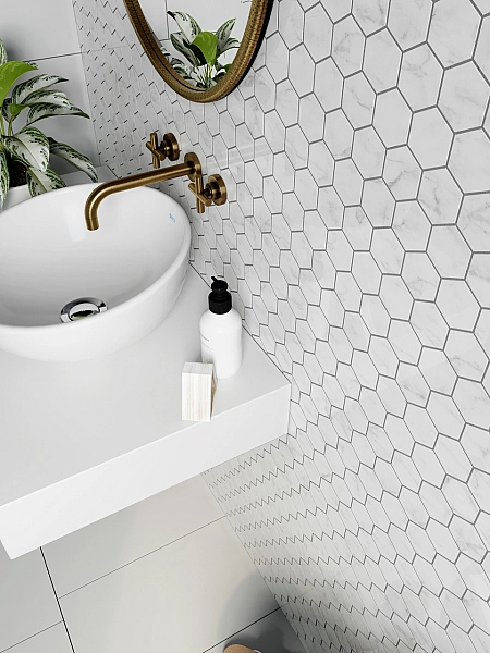 Мозаїка HP 6032 MATT Hexagon 295x295x9 Котто Кераміка - Фото - 4