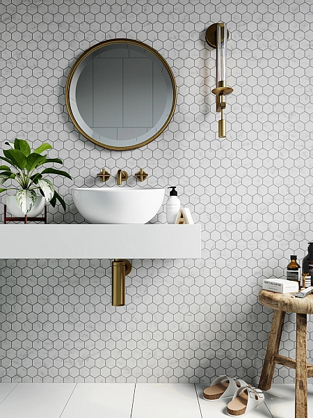 Мозаїка HP 6032 MATT Hexagon 295x295x9 Котто Кераміка - Фото - 3