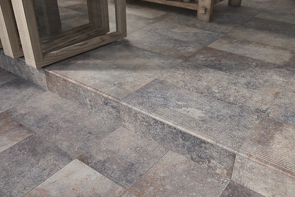 Сходинка з капіносом кутова Viano Antracite 33x33 код 1275 Ceramika Paradyz - Фото - 2